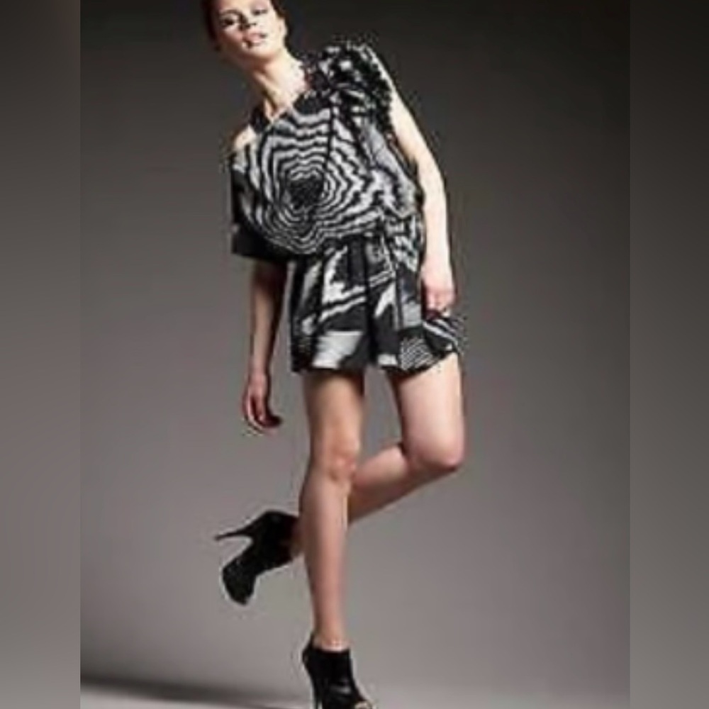 🩷ROBERT RODRIGUEZ Mini Silk Dress, Size 6